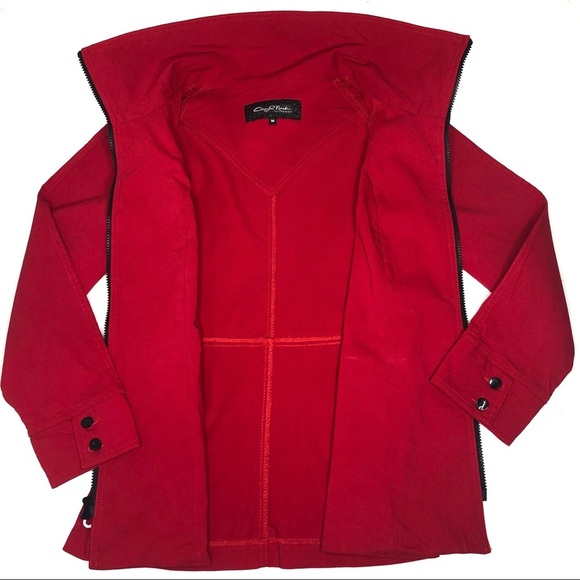 Cheryl Nash Windridge Jacket Women’s Zip Front Red Medium M - Picture 8 of 14